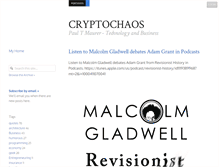 Tablet Screenshot of cryptochaos.com